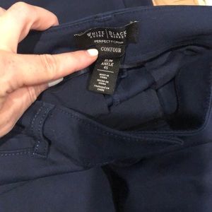 White House Black Market navy slim ankle